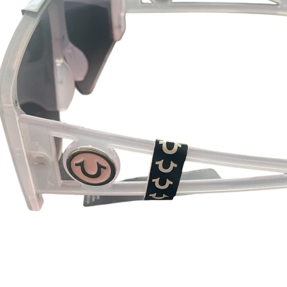 True Religion Lila Rose Frame Oversized Gladiator Futuristic Sunglasses - Picture 5 of 6